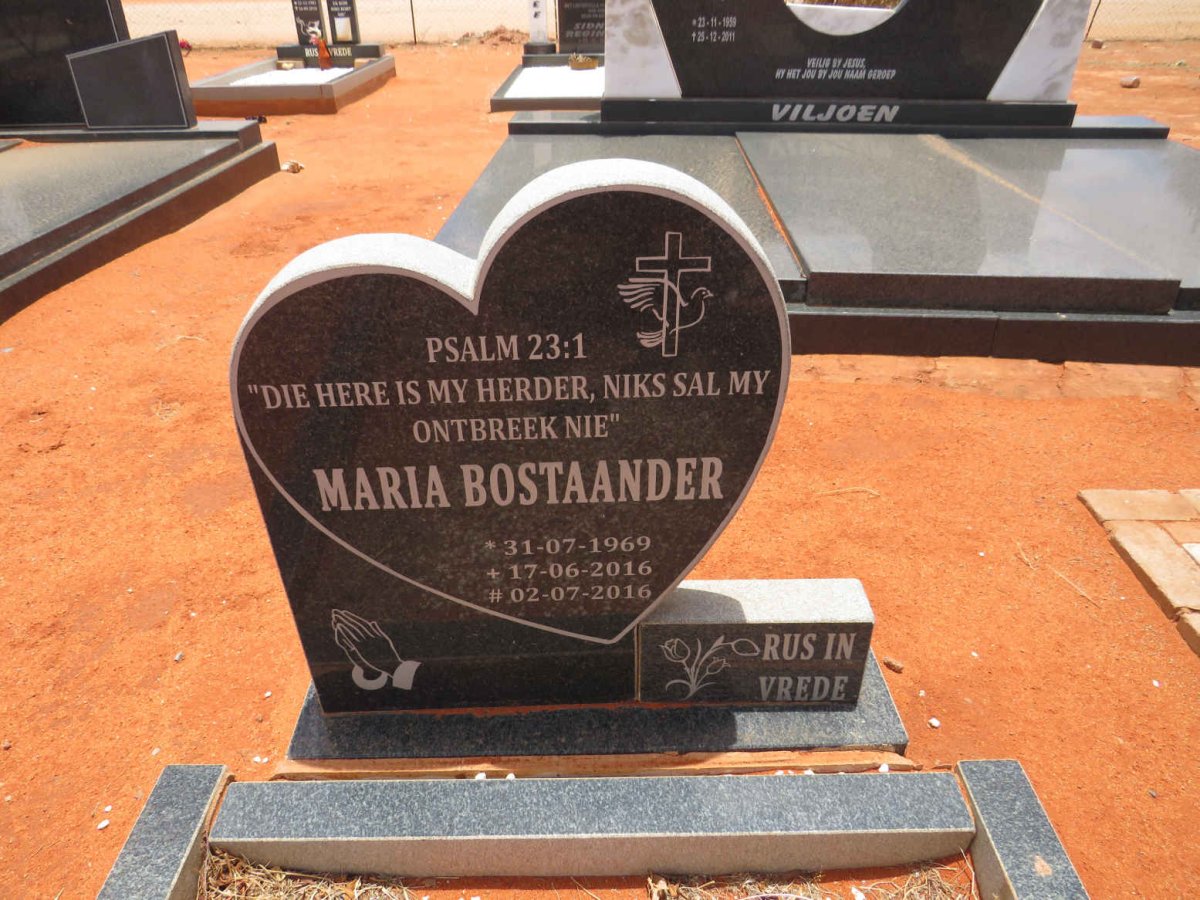 BOSTAANDER Maria 1969-2016