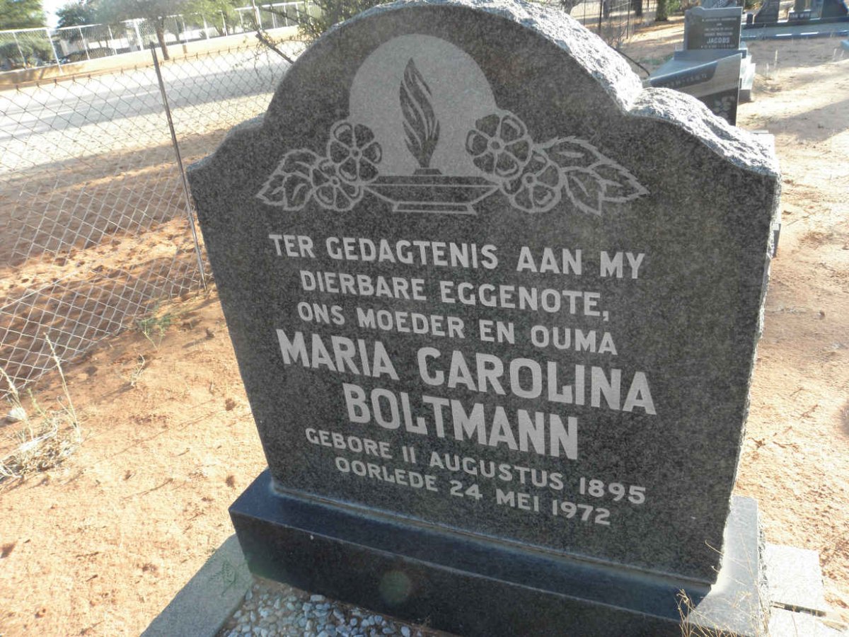 BOLTMANN Maria Carolina 1895-1972