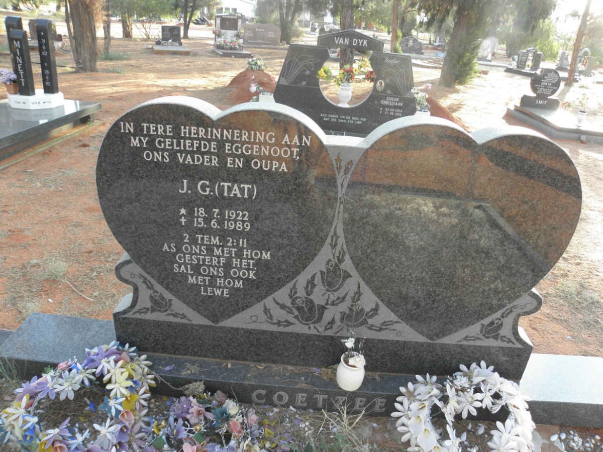 COETZEE J.G. 1922-1989