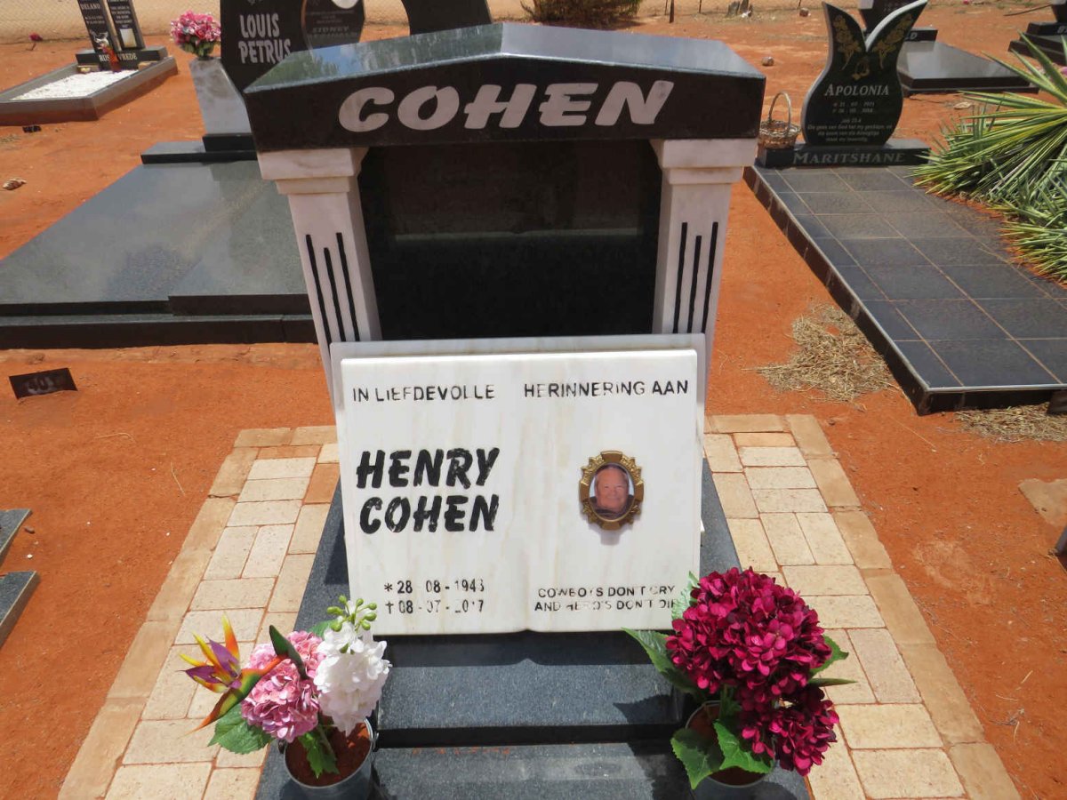 COHEN Henry 1943-20?7