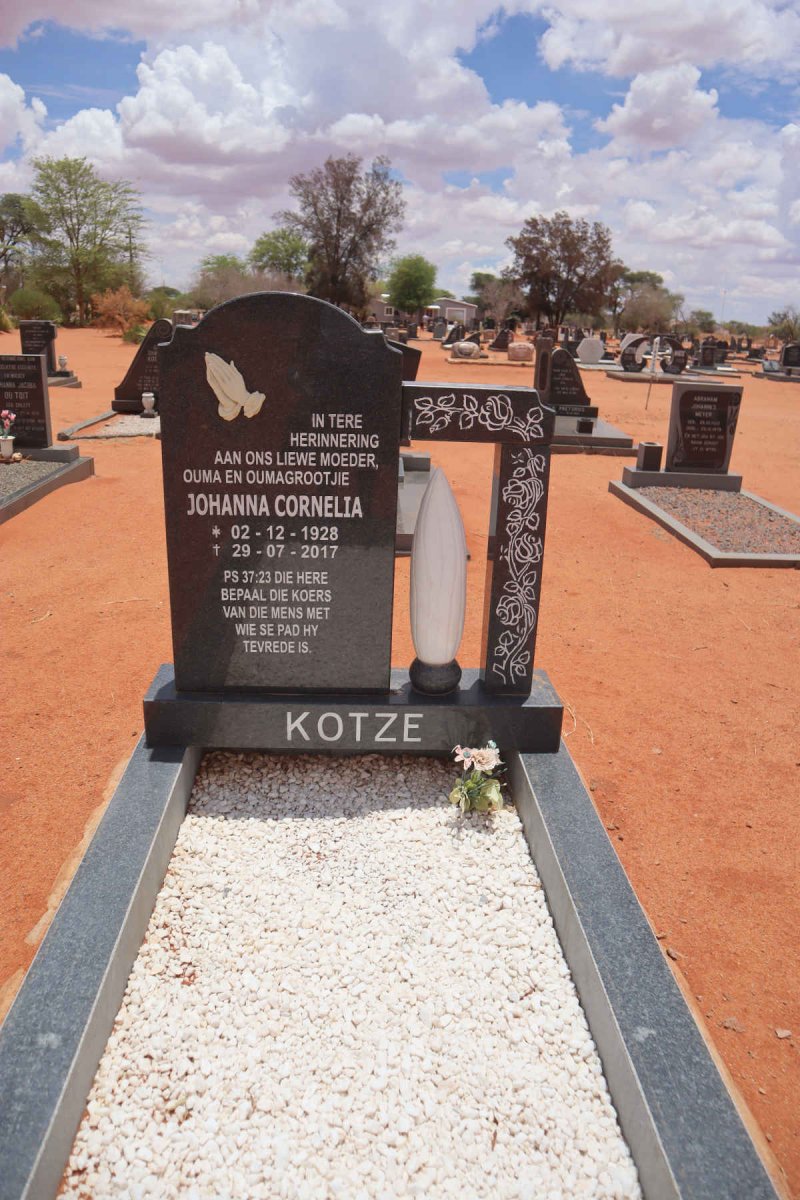 KOTZE Johanna Cornelia 1928-2017