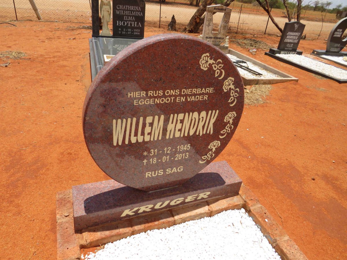 KRUGER Willem Hendrik 1945-2013