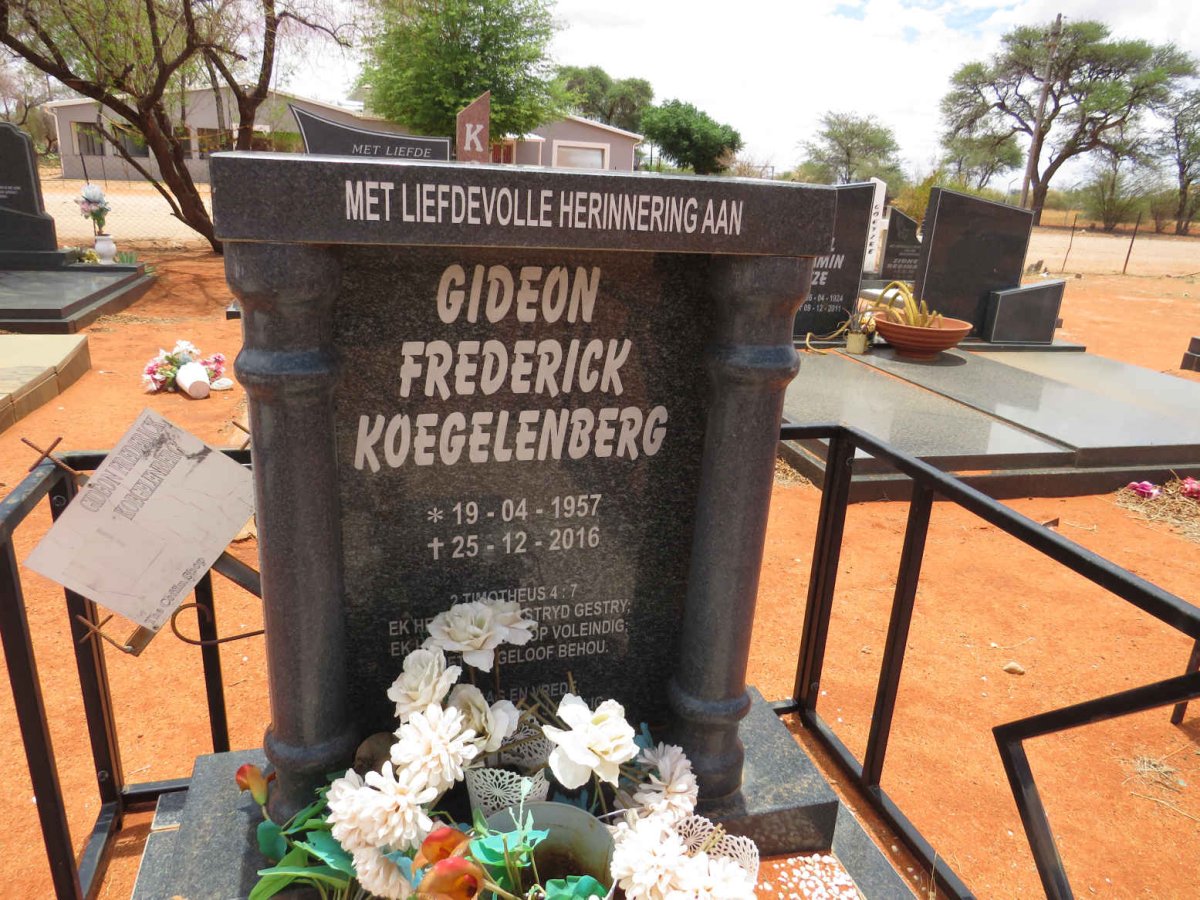 KOEGELENBERG Gideon Frederick 1957-2016
