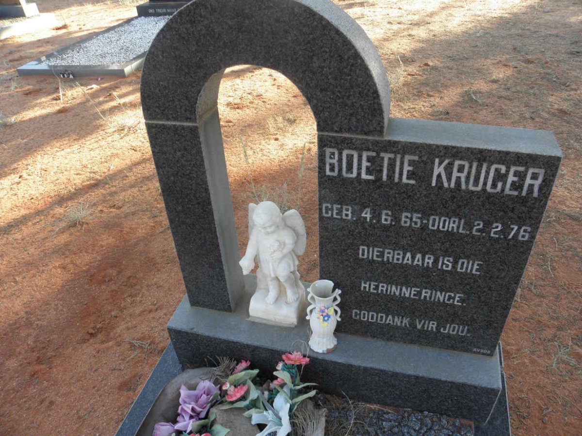 KRUGER Boetie 1965-1976