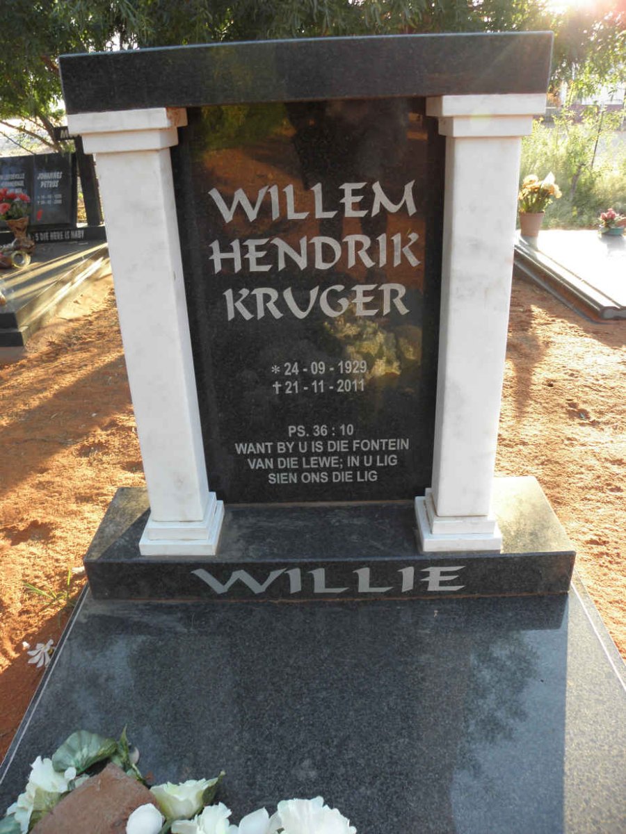 KRUGER Willem Hendrik 1929-2011