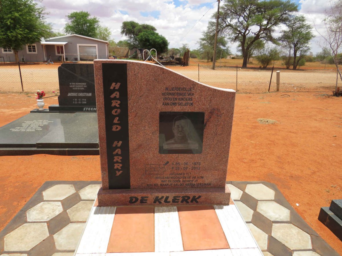 KLERK Harold, de 1973-2012