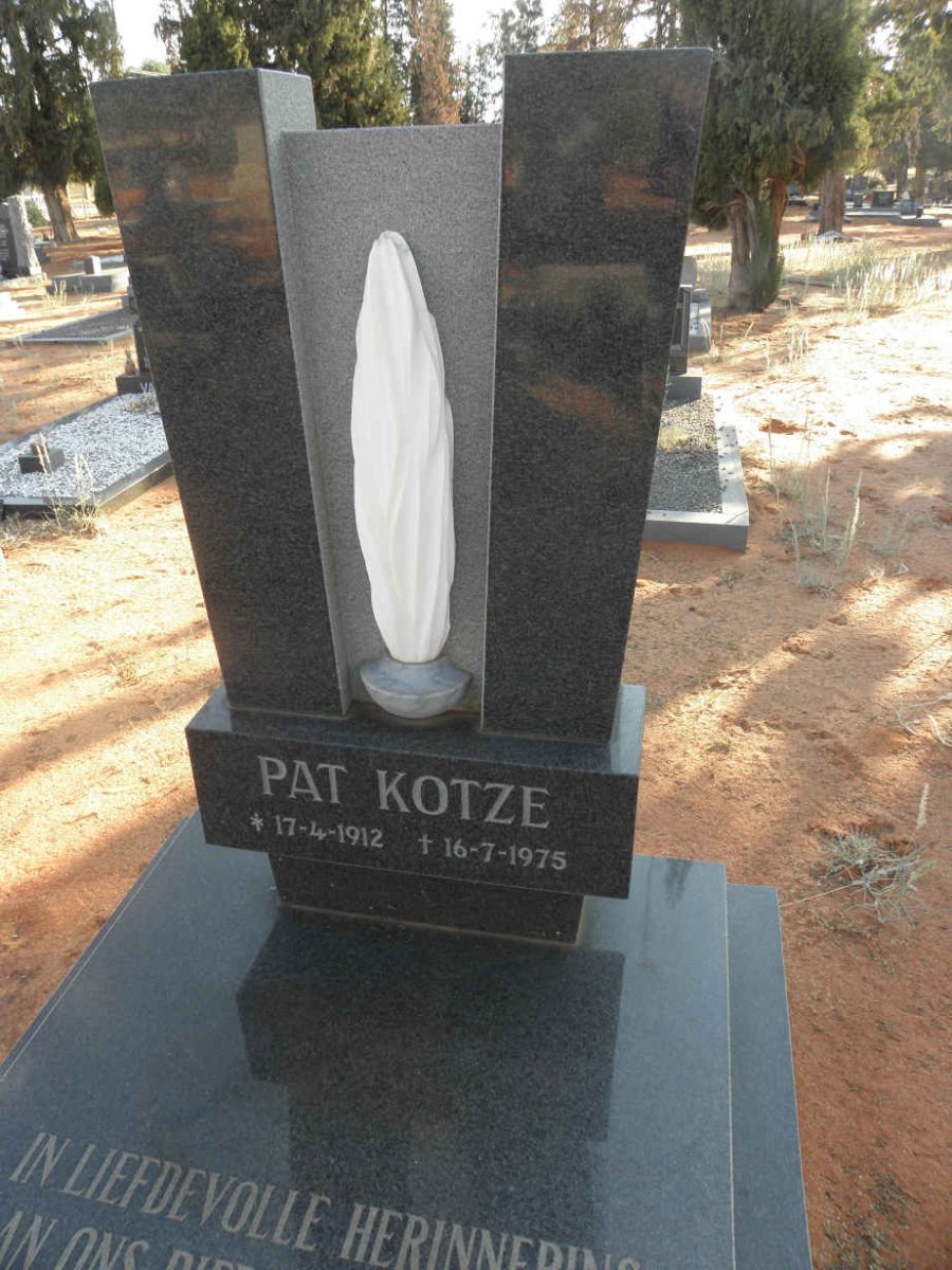 KOTZE Pat 1912-1975