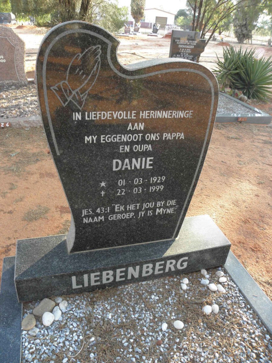 LIEBENBERG Danie 1929-1999