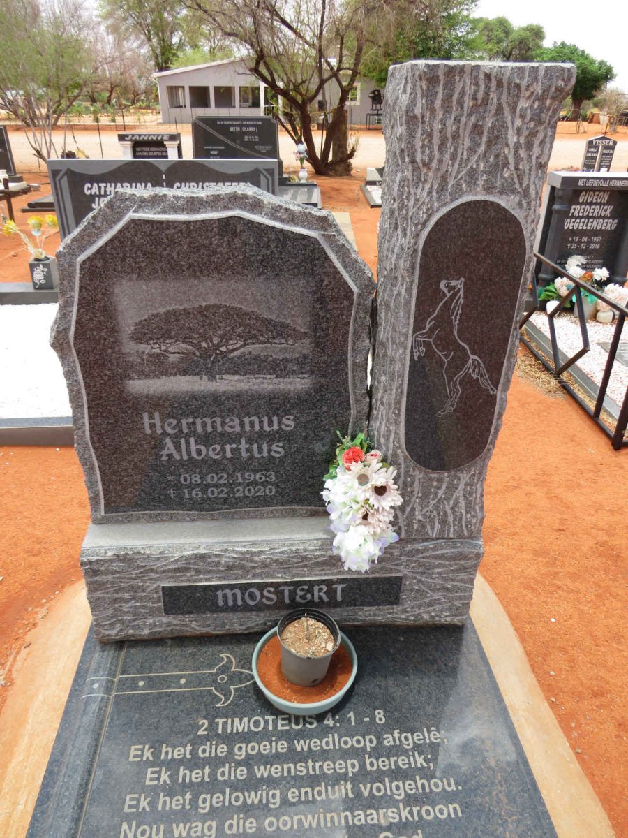 MOSTERT Hermanus Albertus 1963-2020