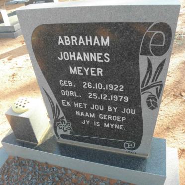 MEYER Abraham Johannes 1922-1979