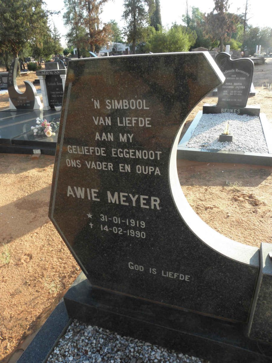 MEYER Awie 1919-1990