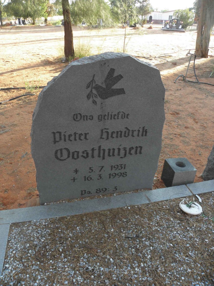 OOSTHUIZEN Pieter Hendrik 1931-1998