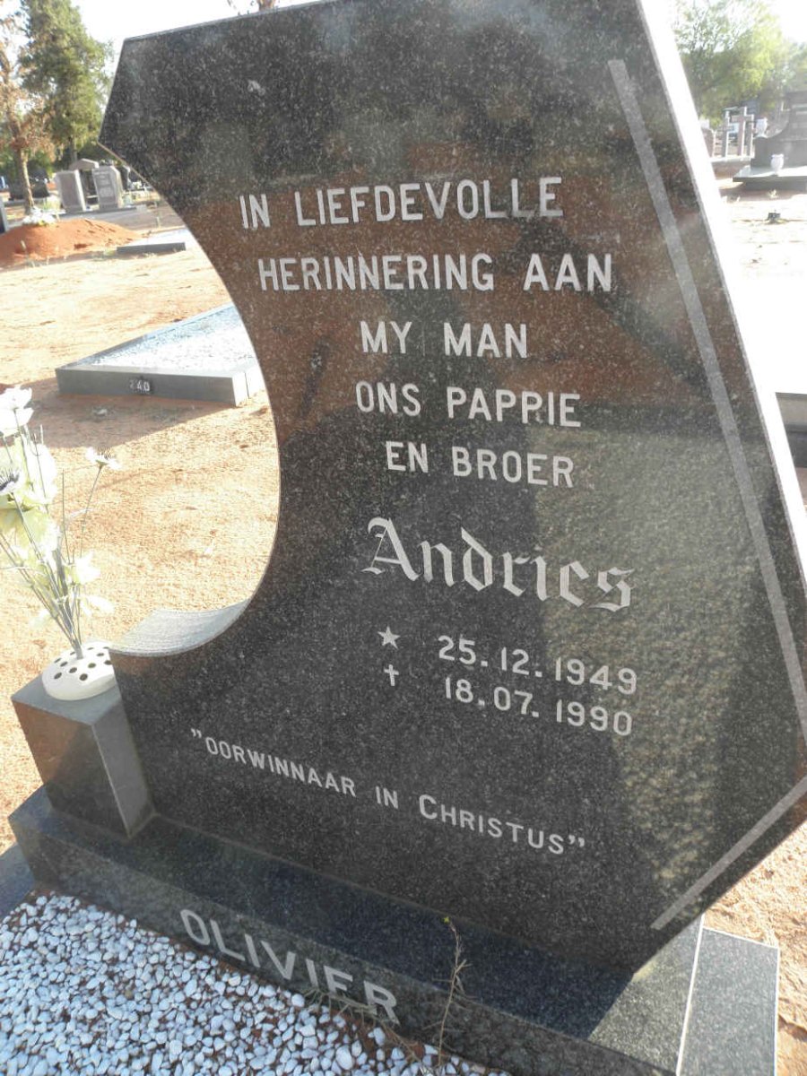 OLIVIER Andries 1949-1990