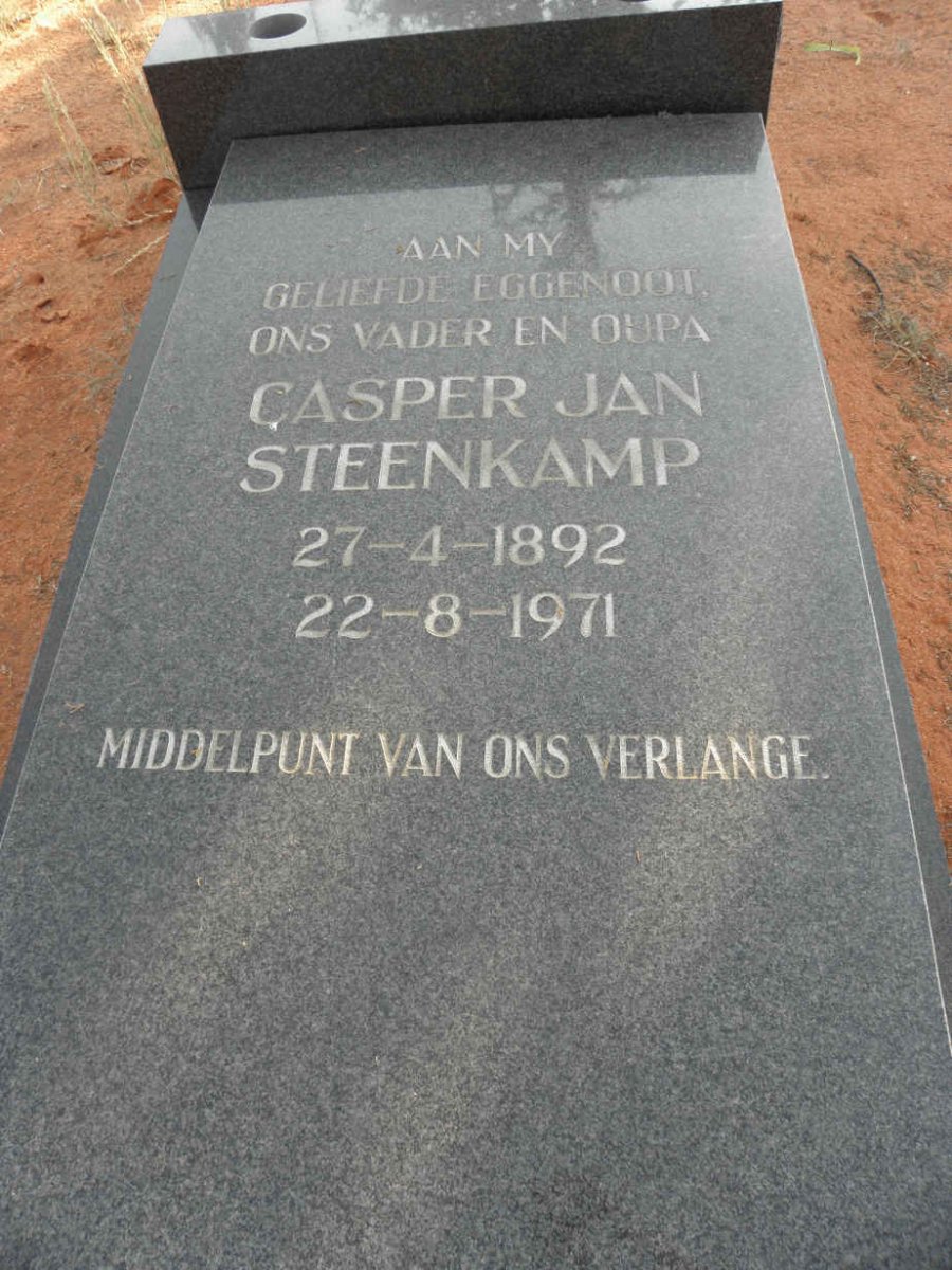 STEENKAMP Casper Jan 1892-1971