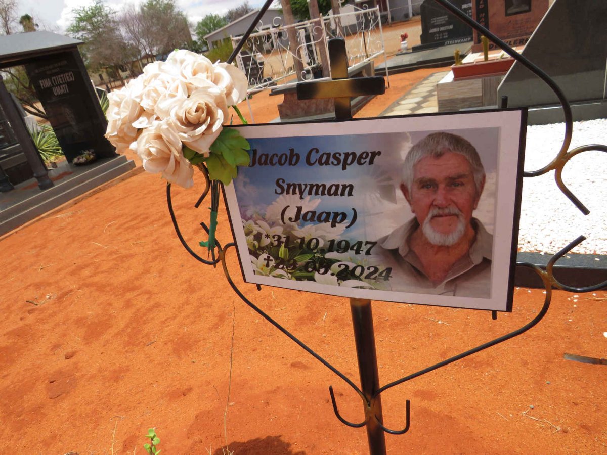 SNYMAN Jacob Casper 1947-2024