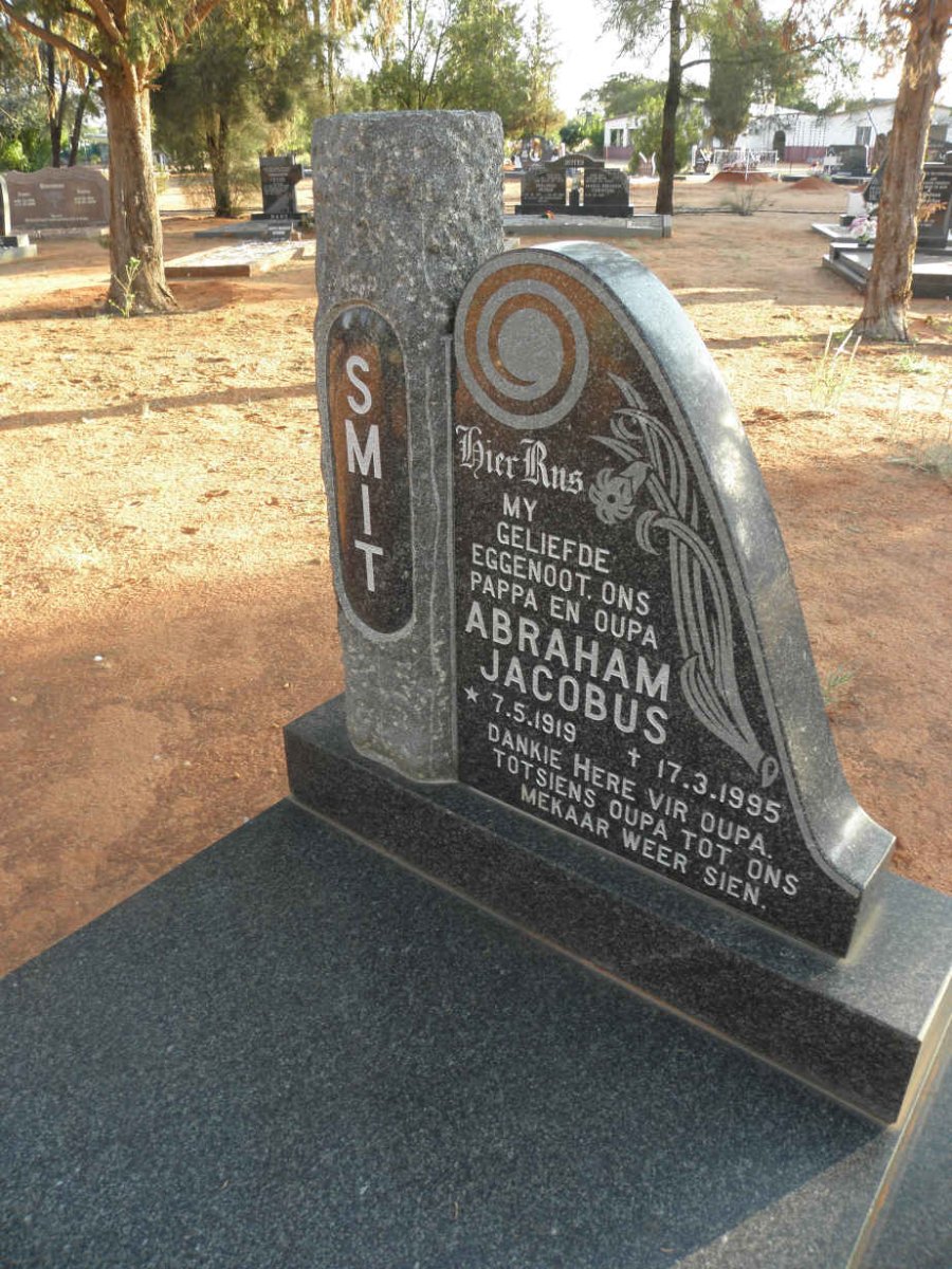 SMIT Abraham Jacobus 1919-1995