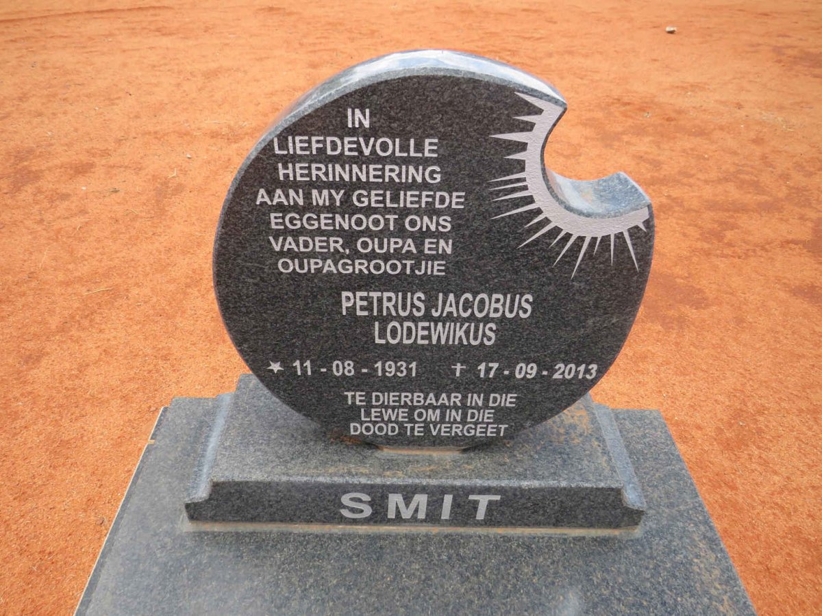 SMIT Petrus Jacobus Lodewikus 1931-2013