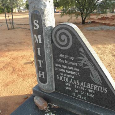 SMITH Nicolaas Albertus 1924-2002