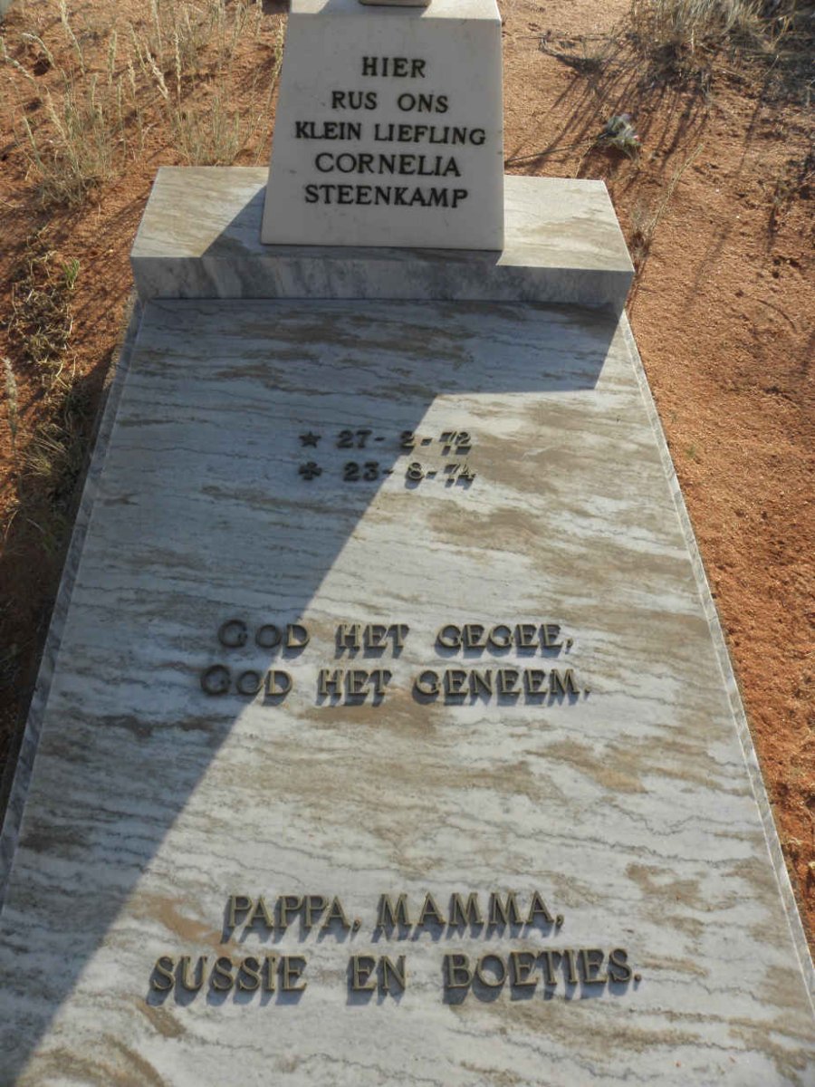 STEENKAMP Cornelia 1972-1974