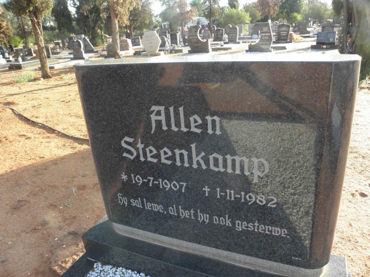 STEENKAMP Allen 1907-1982
