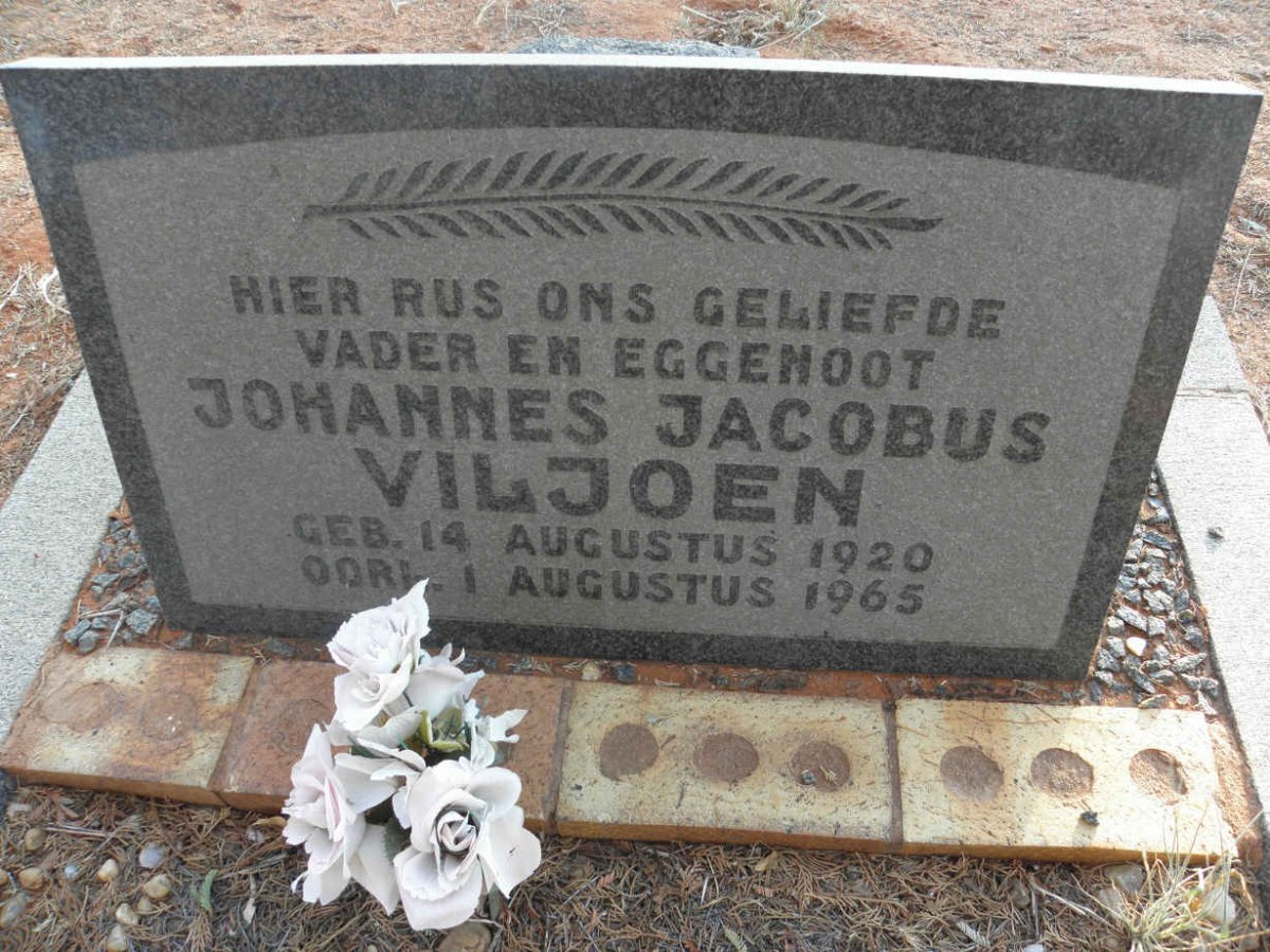 VILJOEN Johannes Jacobus 1920-1965