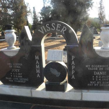 VISSER Danie 1907-1997 &amp; Joey 1917-2008