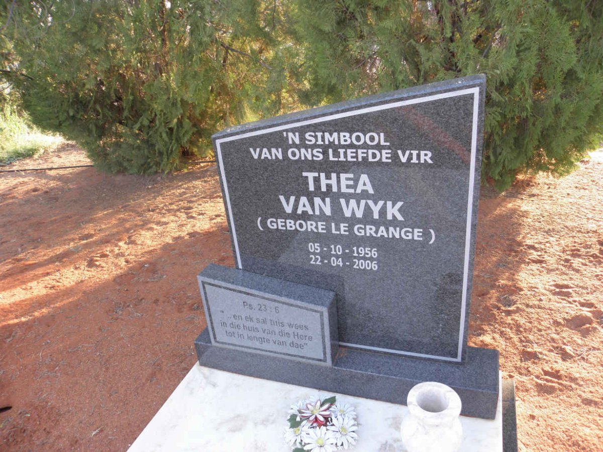 WYK Thea, van nee LE GRANGE 1956-2006