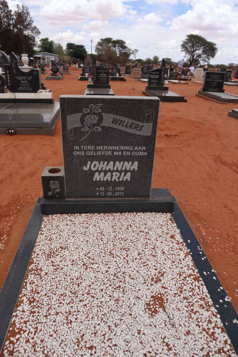 WILLERS Johanna Maria 1939-2013