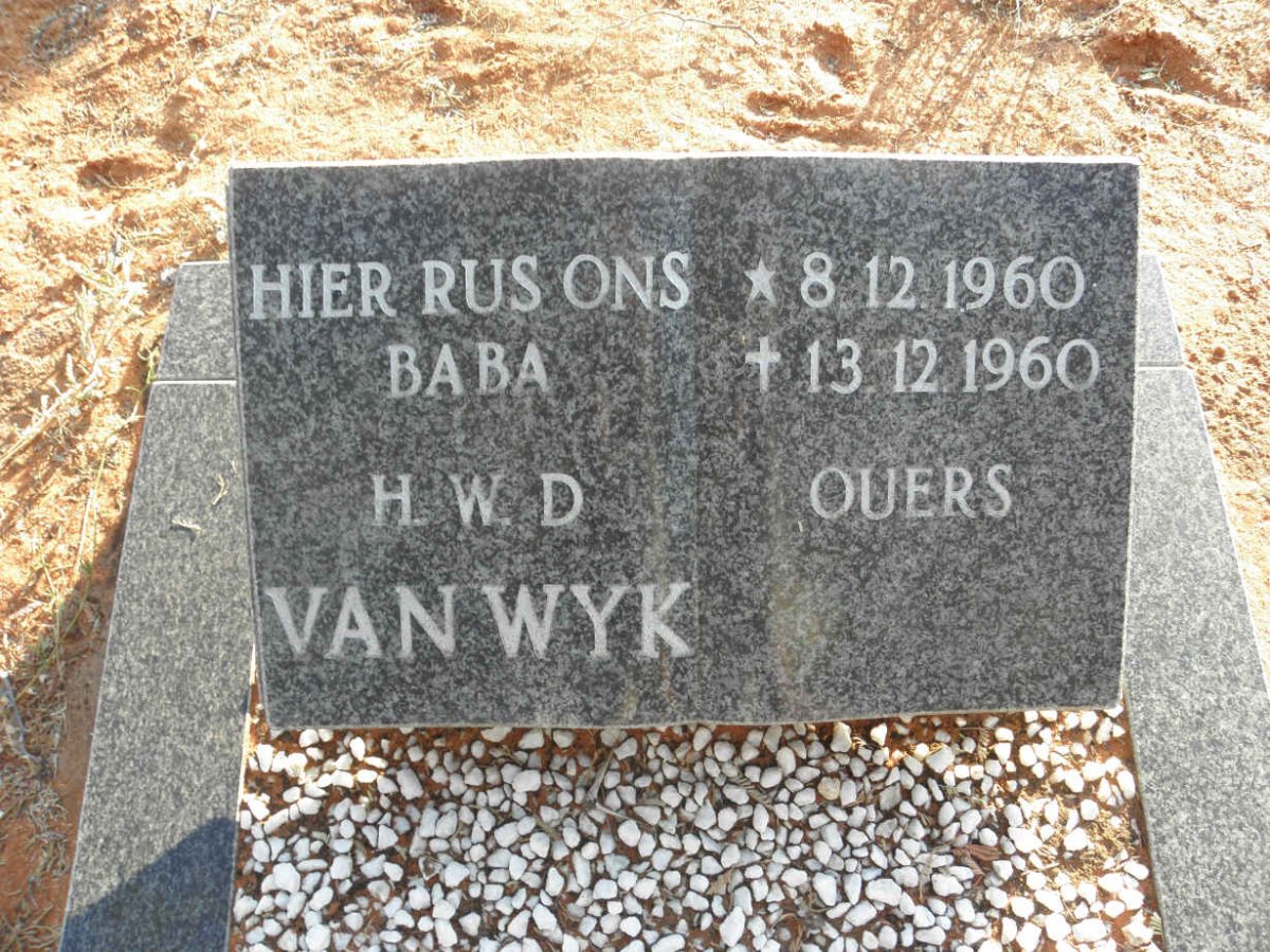 WYK H.W.D., van 1960-1960