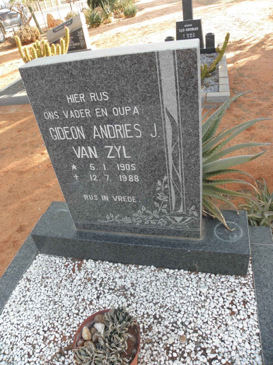 ZYL Gideon Andries J., van 1905-1988