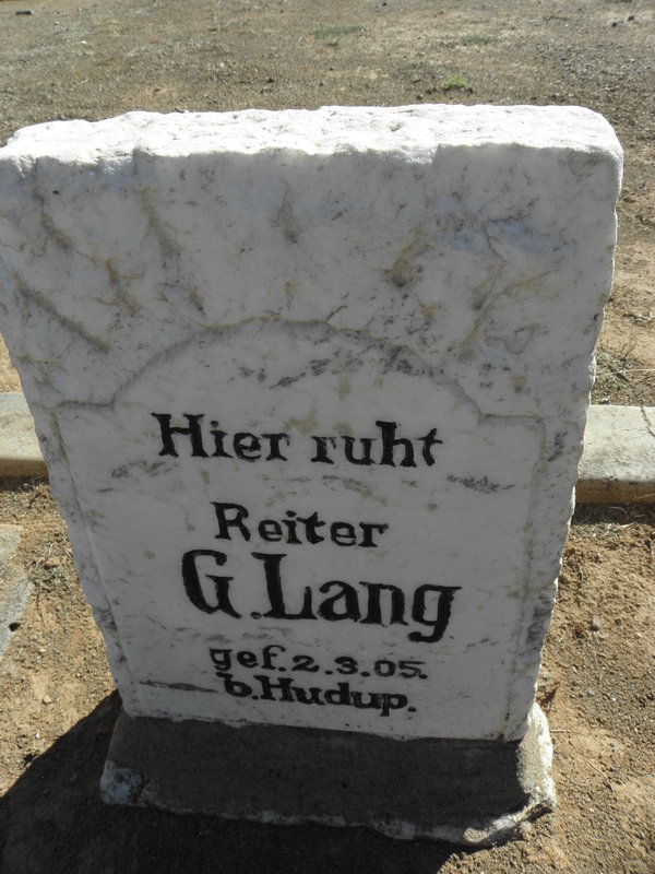 LANG G. -1905