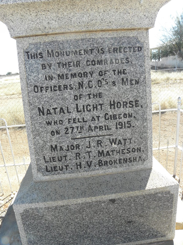 Natal Light Horse Gibeon 1915_1