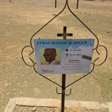 KARIGUB Lukas Manase 1951-2022