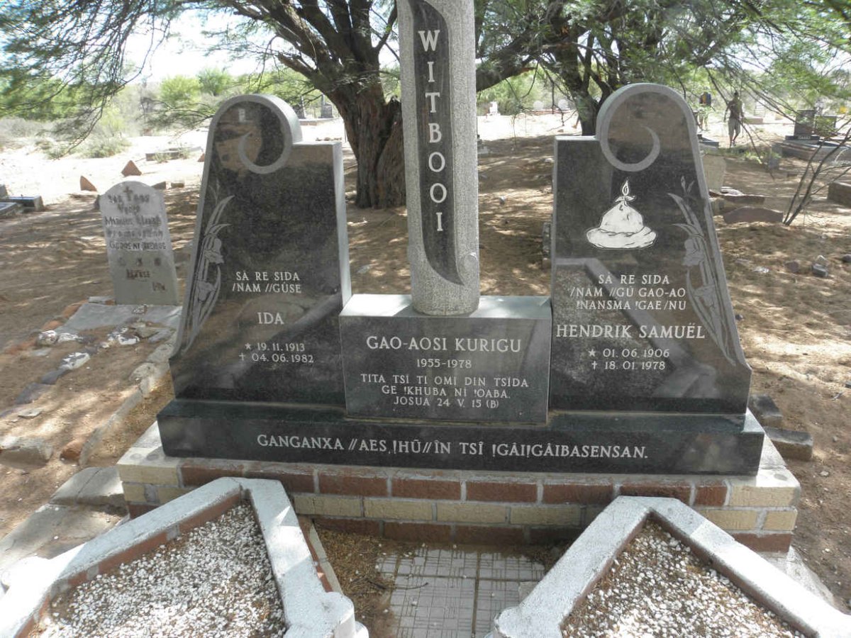 WITBOOI Hendrik Samuel 1906-1978 &amp; Ida 1913-1982