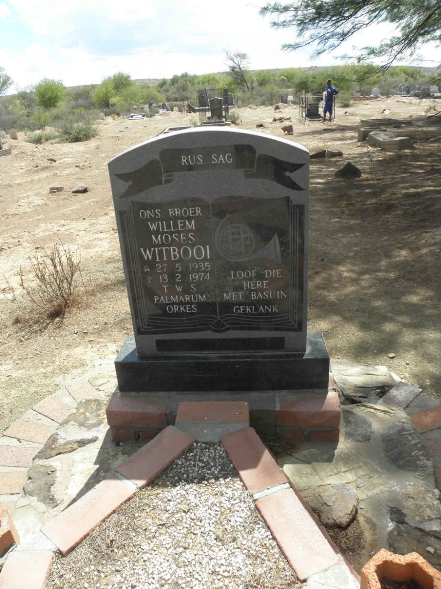WITBOOI Willem Moses 1935-1974