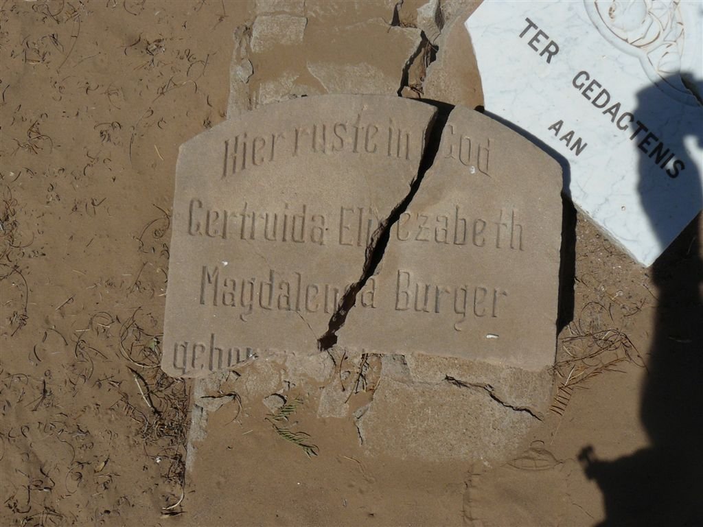 BURGER Gertruida Eliezabeth Magdalena