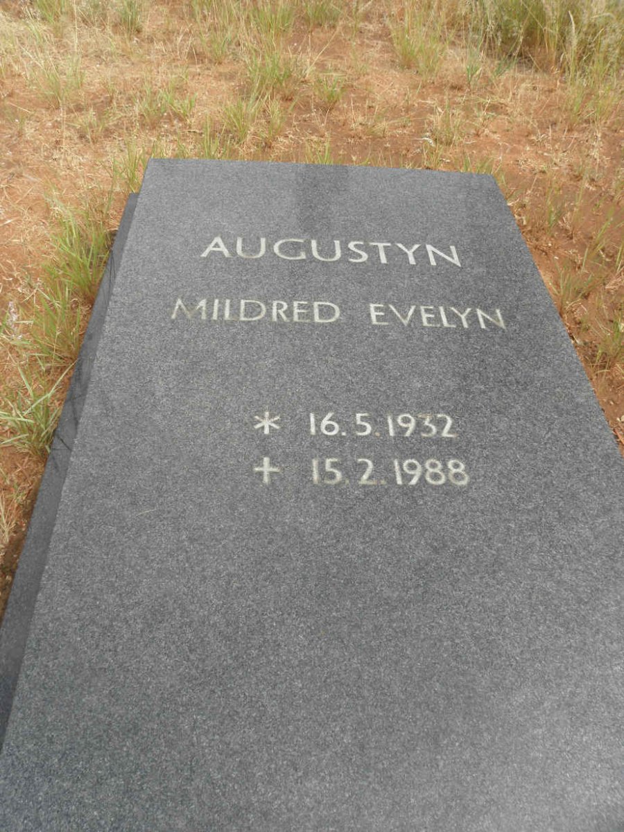 AUGUSTYN Mildred Evelyn 1932-1988
