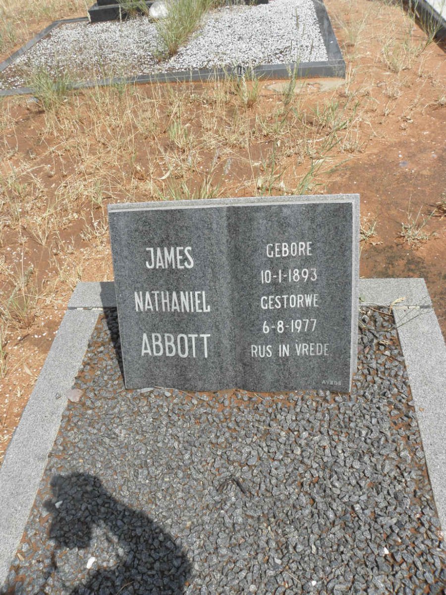 ABBOTT James Nathaniel 1893-1977