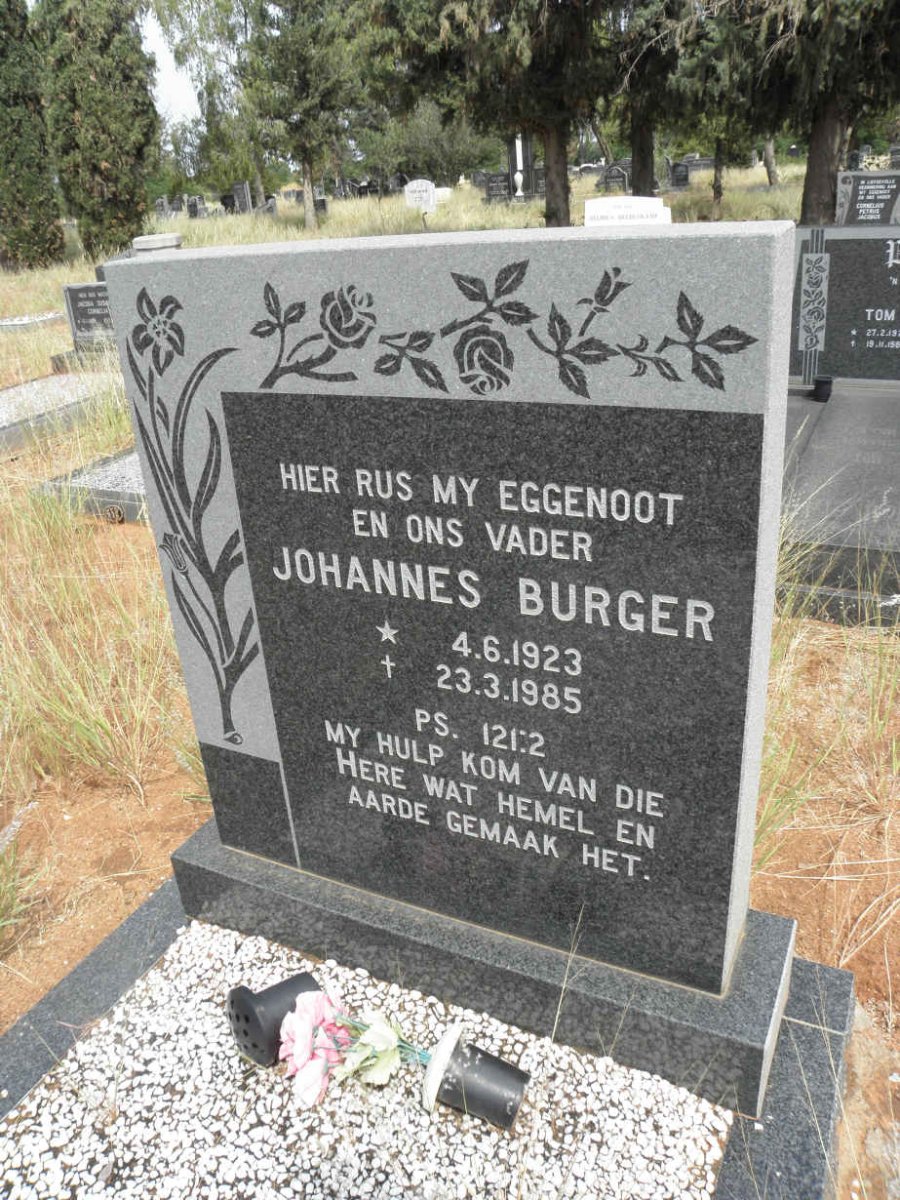 BURGER Johannes 1923-1985