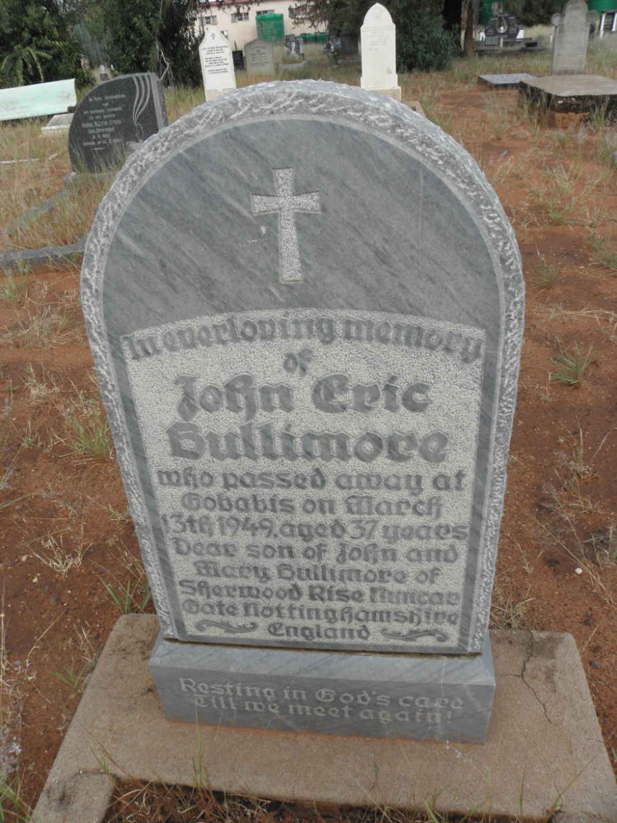 BULLIMORE John Eric -1949
