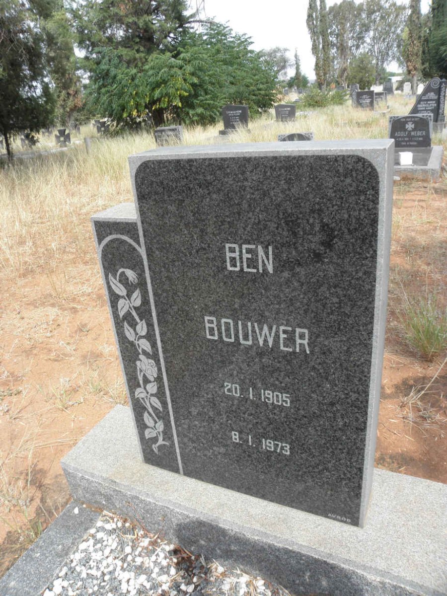 BOUWER Ben 1905-1973