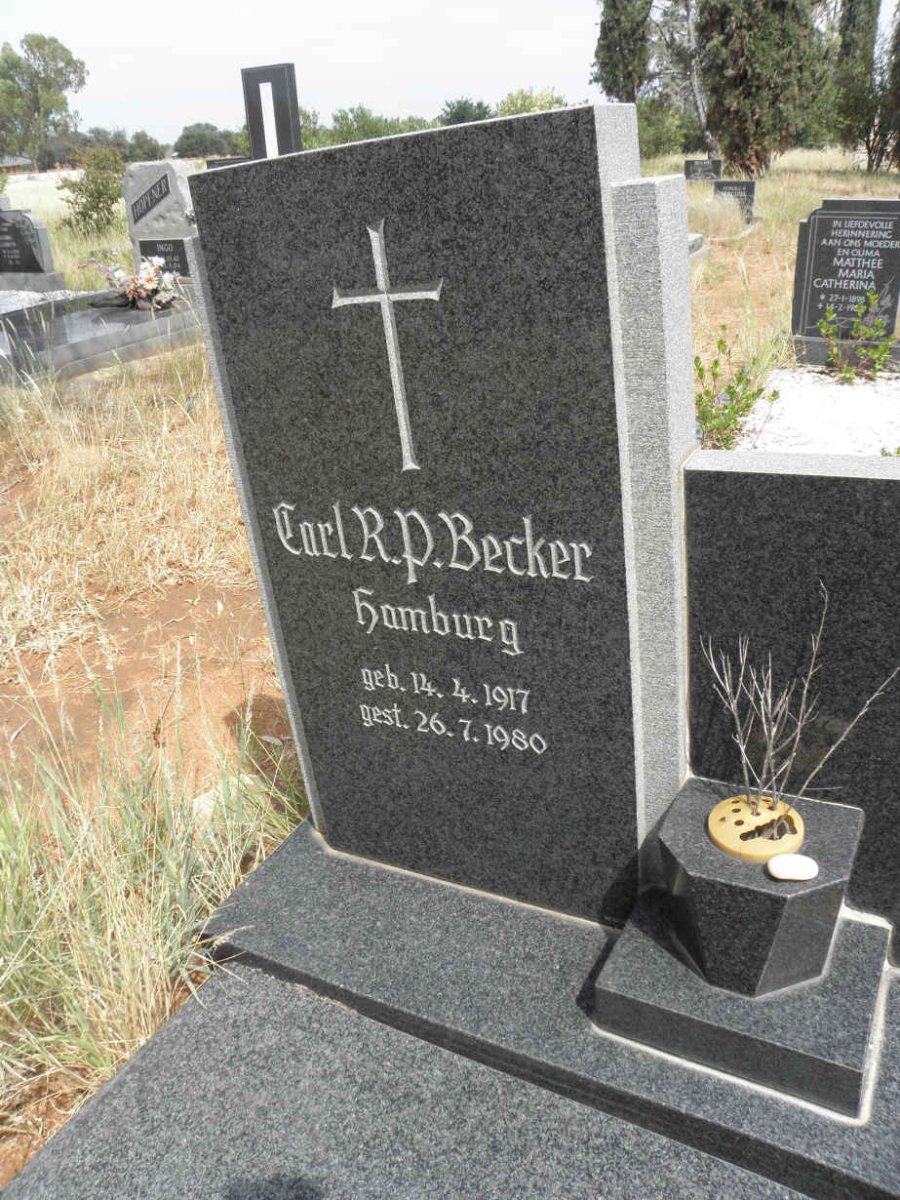 BECKER Carl R.P. 1917-1980