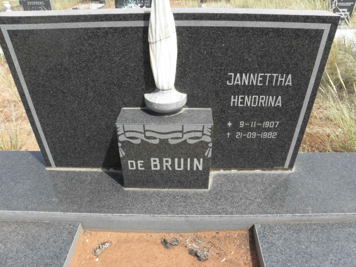 BRUIN Janettha Hendrina, de 1907-1982