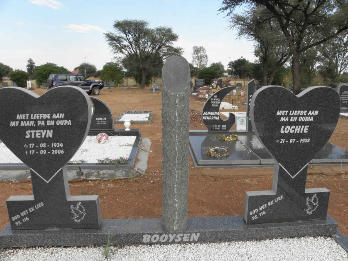 BOOYSEN Steyn 1934-2006 &amp; Lochie 1938-
