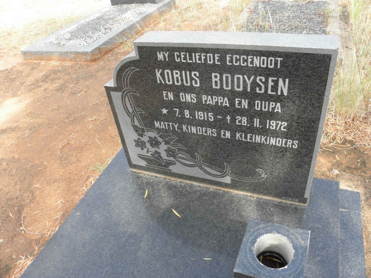 BOOYSEN Kobus 1915-1972