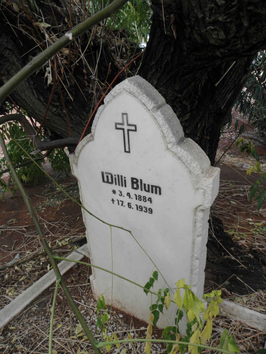 BLUM Willi 1884-1939
