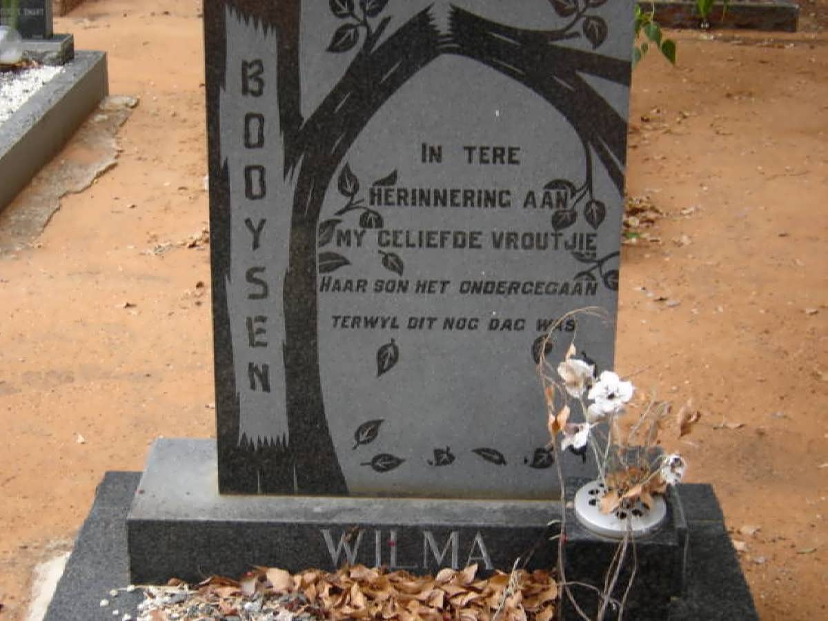 BOOYSEN Wilma
