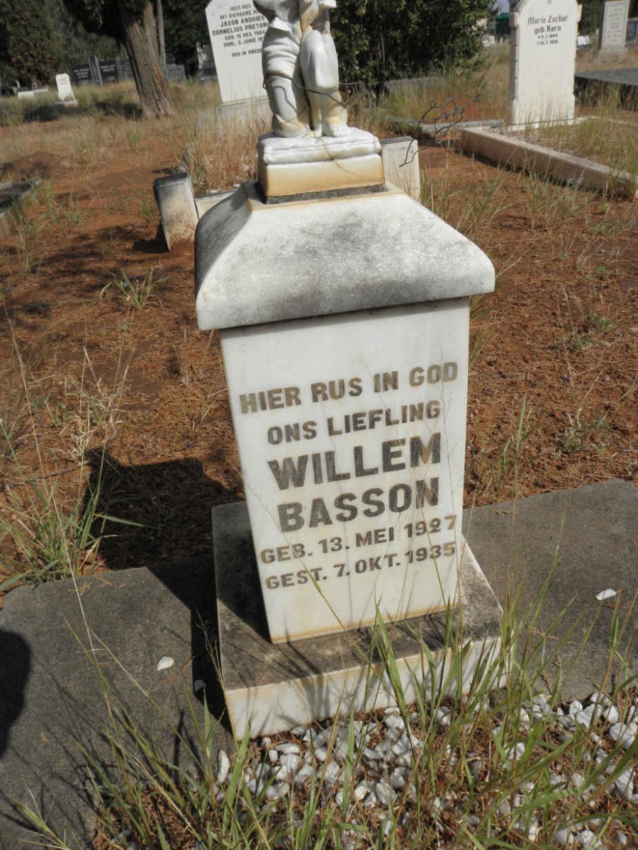 BASSON Willem 1927-1935