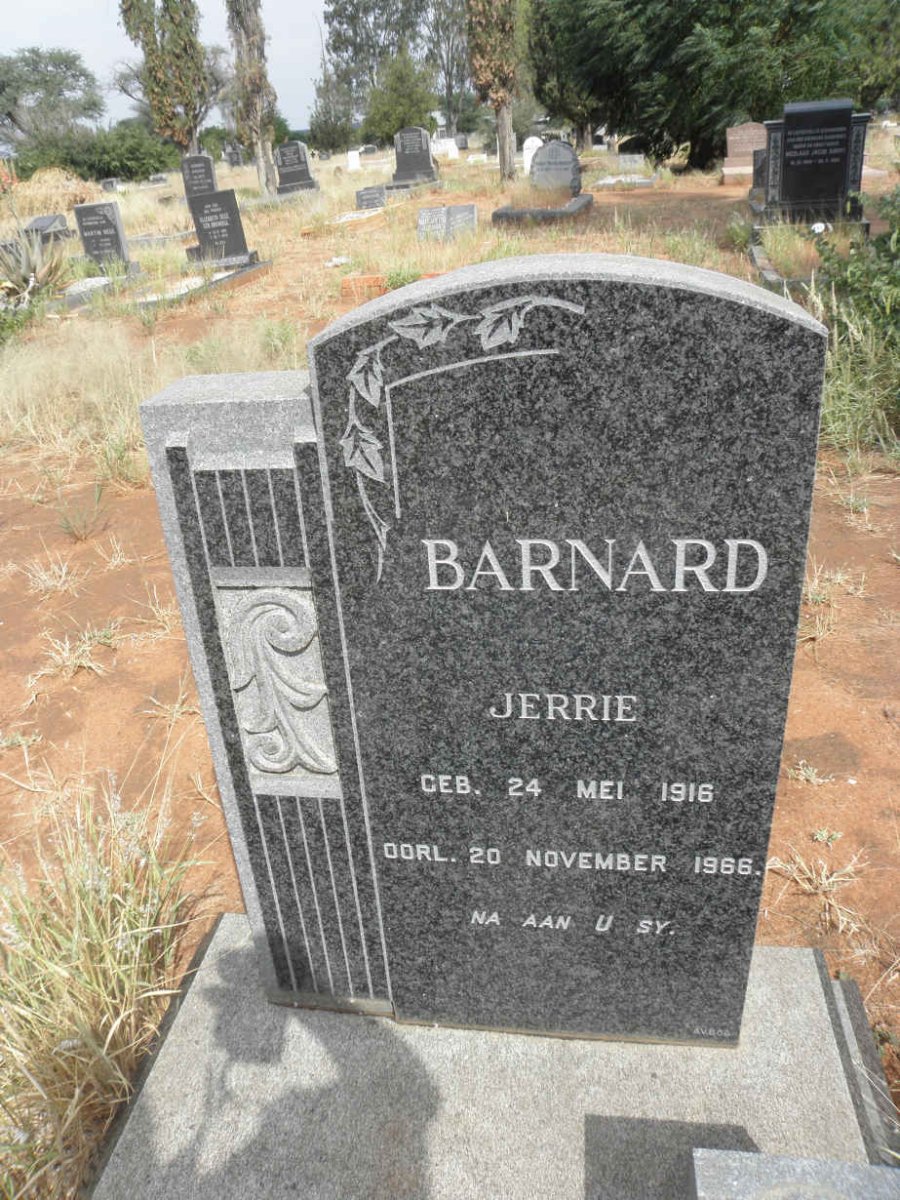 BARNARD Jerrie 1916-1966