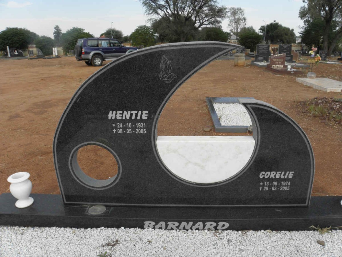 BARNARD Hentie 1931-2005 :: BARNARD Corelie 1974-2005